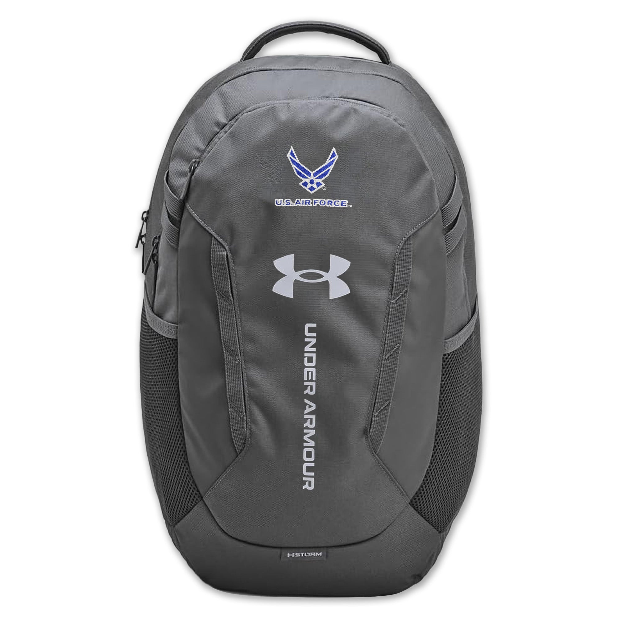 U.S. Air Force Wings Under Armour Hustle 6.0 Backpack (Grey) – Air