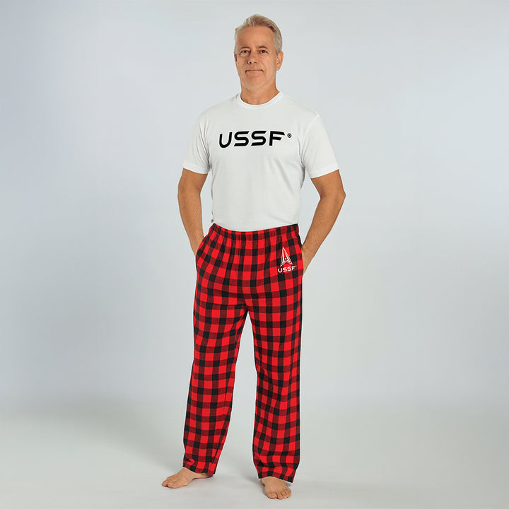 Space Force Delta Holiday Flannel Pants