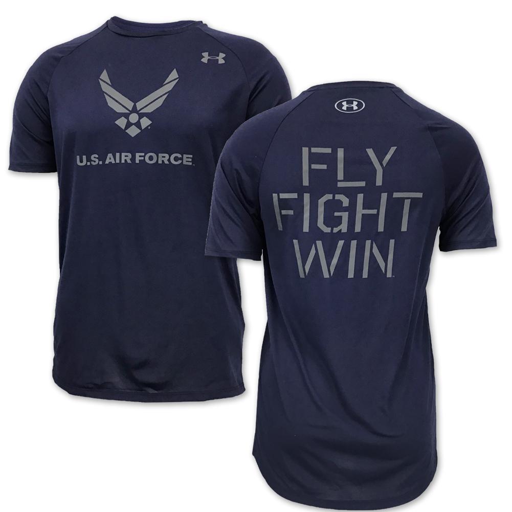 Air Force T-Shirts: Air Force Under Armour Fly Fight Win Tech
