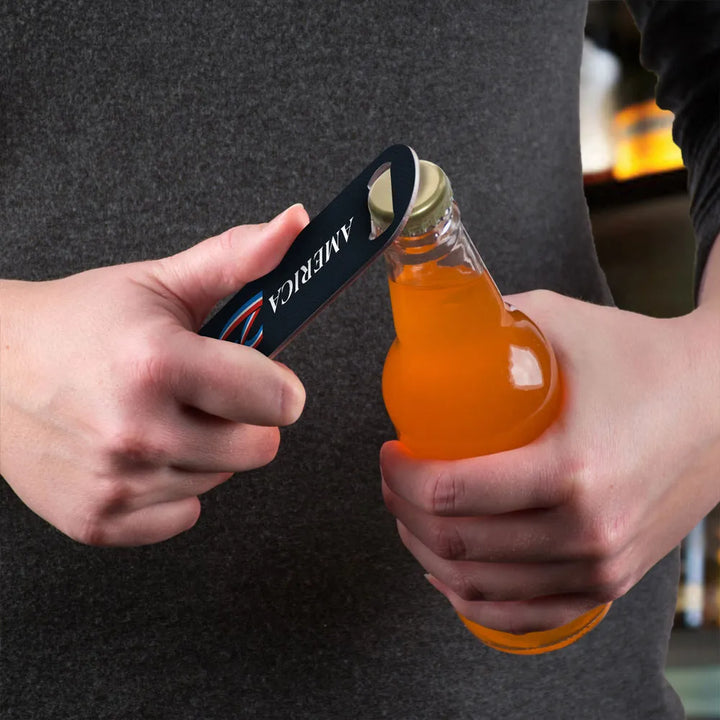America 250 Metal Two Sided Bottle Opener