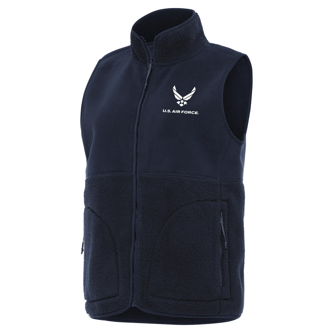 U.S. Air Force Women's Nostalgic Full Zip Vest (Navy)*
