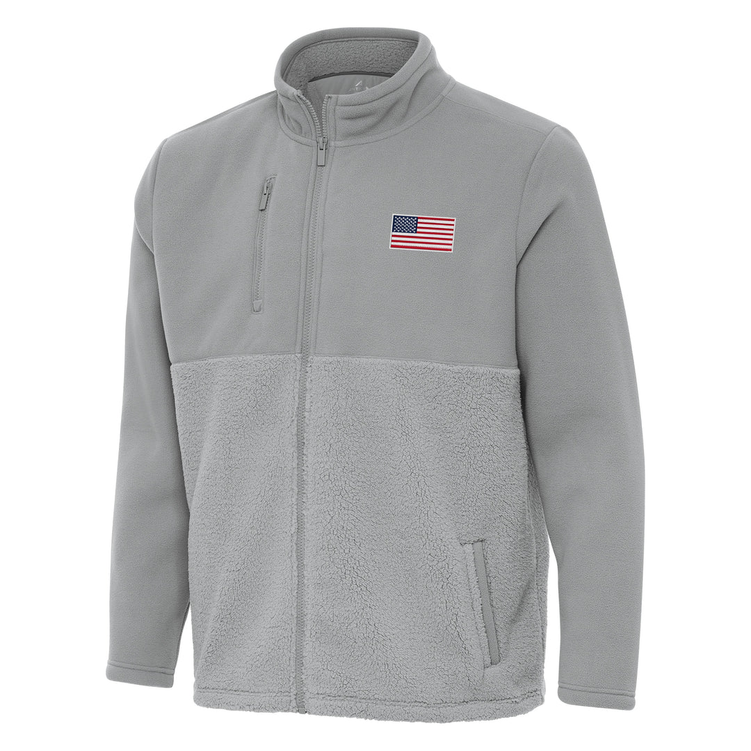 American Flag Men's Daily Fused Jacket (Skyscraper)*