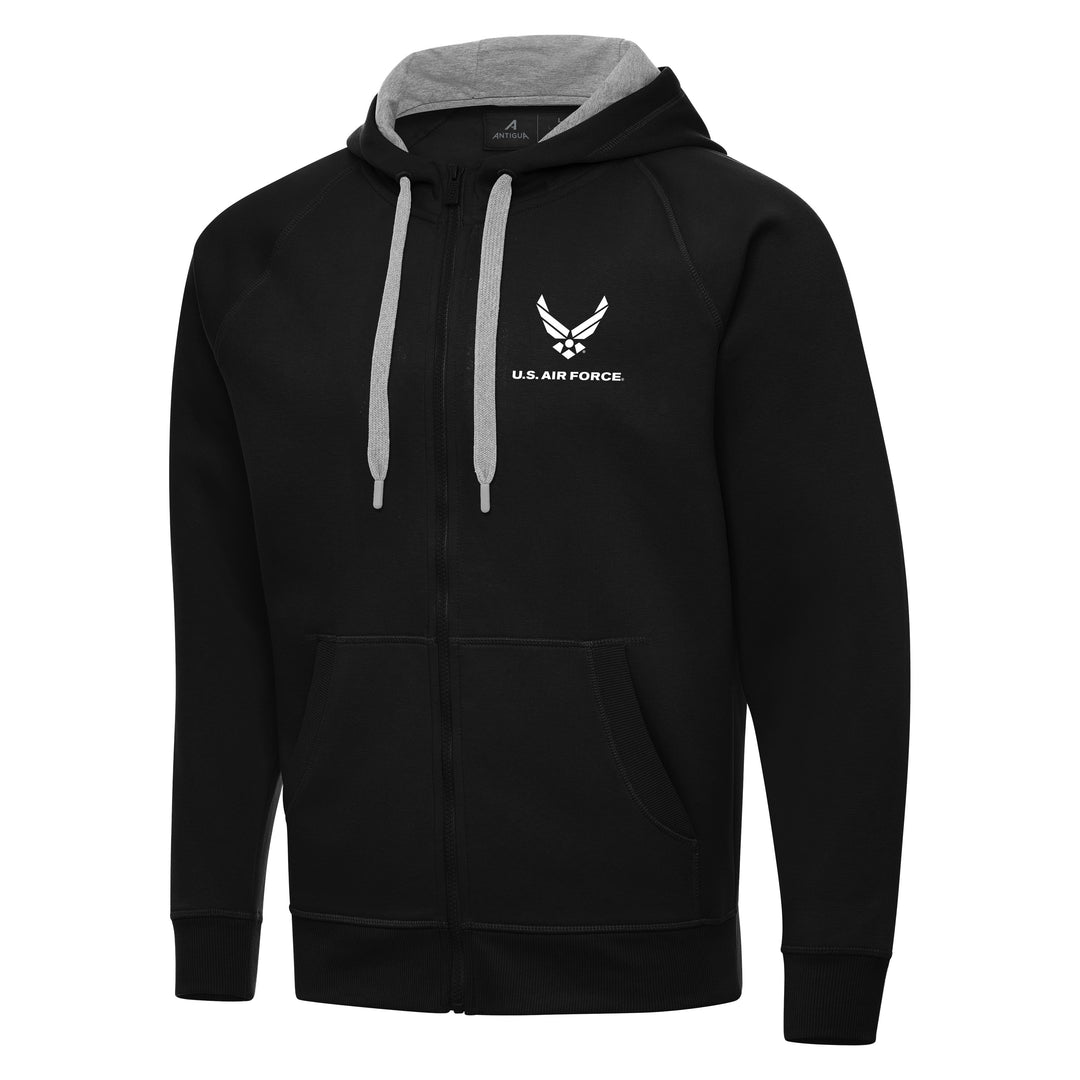 U.S. Air Force Men's Victory Full Zip Hood Tall (Black)*