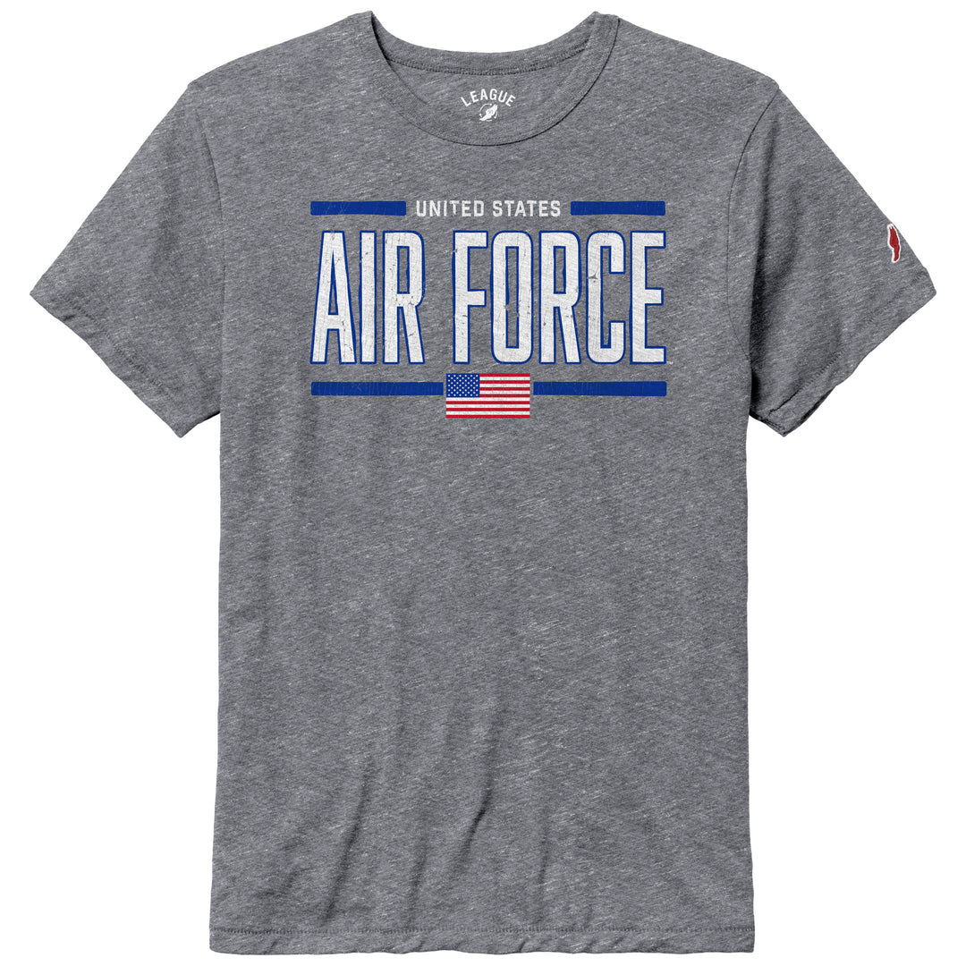 United States Air Force Flag Vintage T-Shirt (Grey)