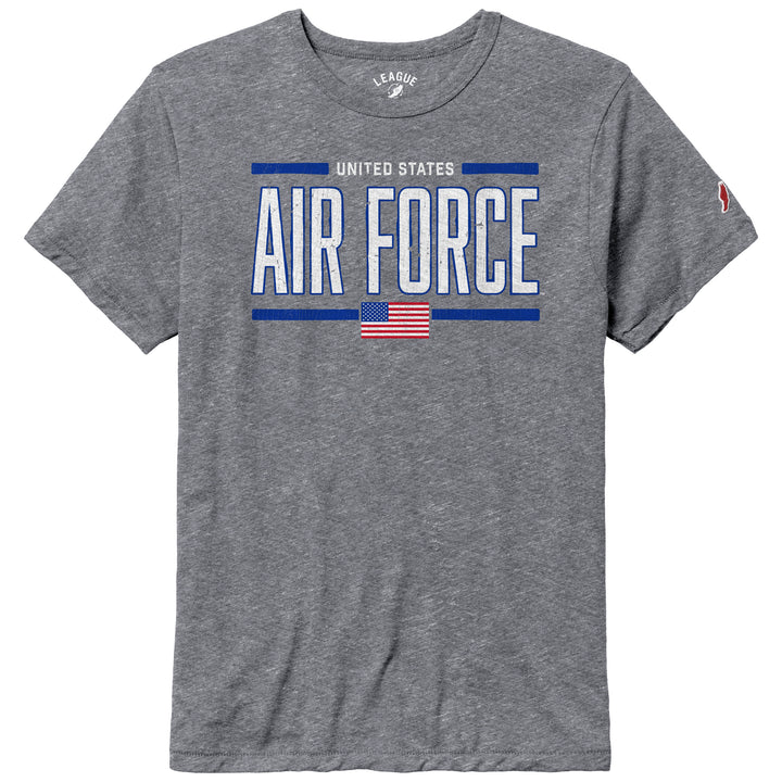United States Air Force Flag Vintage T-Shirt (Grey)