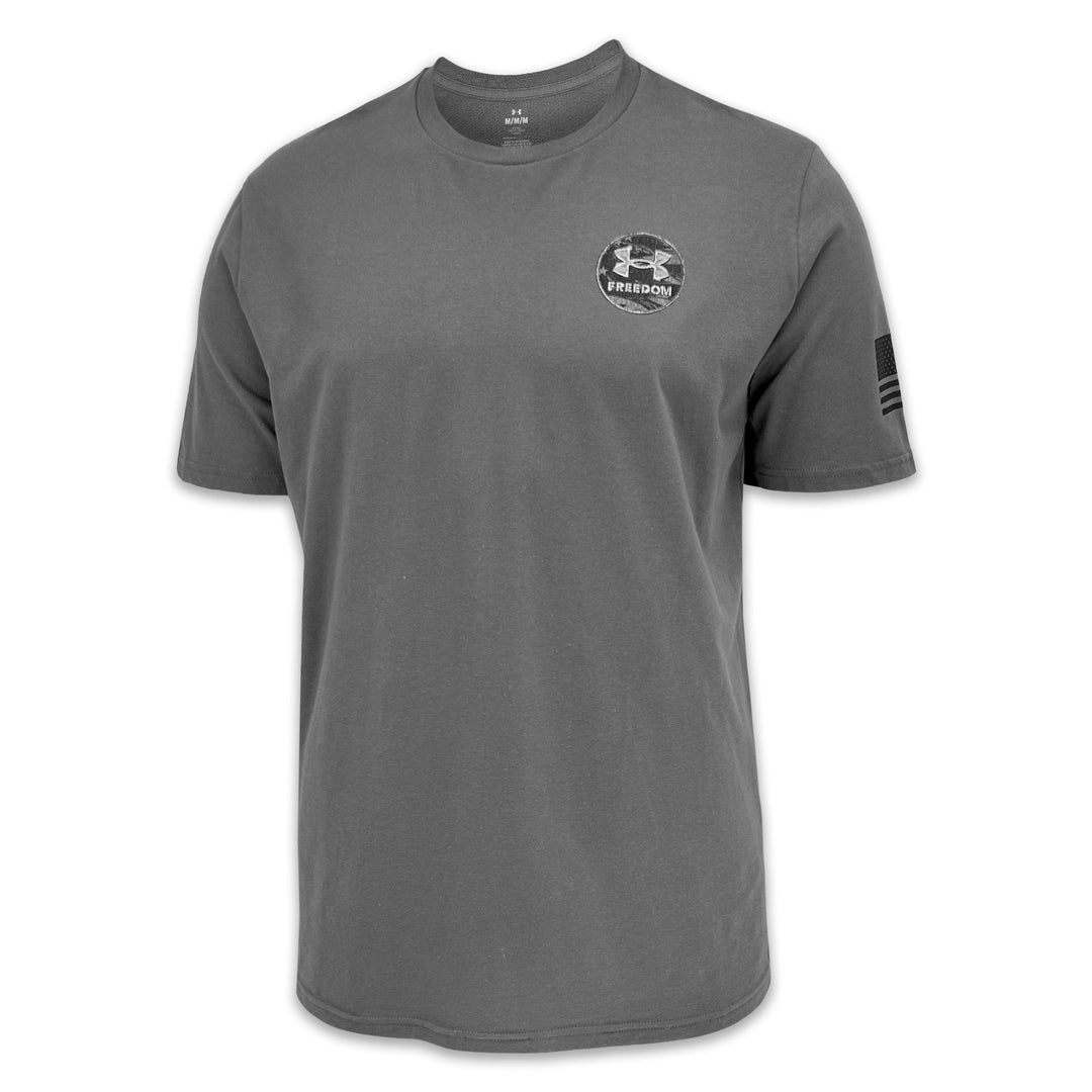 Air Force Under Armour Freedom By Air Skull T-Shirt (Dark Grey)