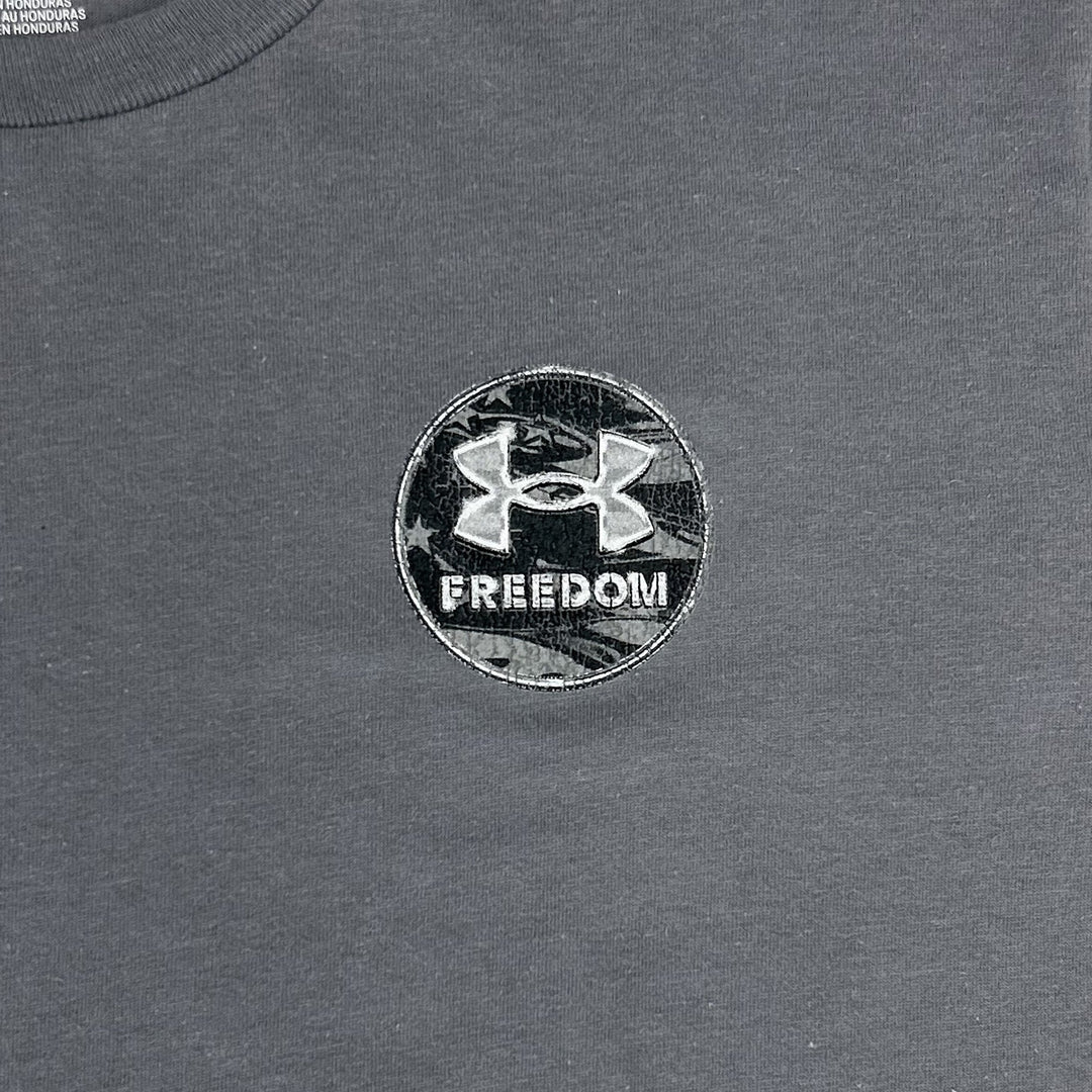Air Force Under Armour Freedom By Air Skull T-Shirt (Dark Grey)