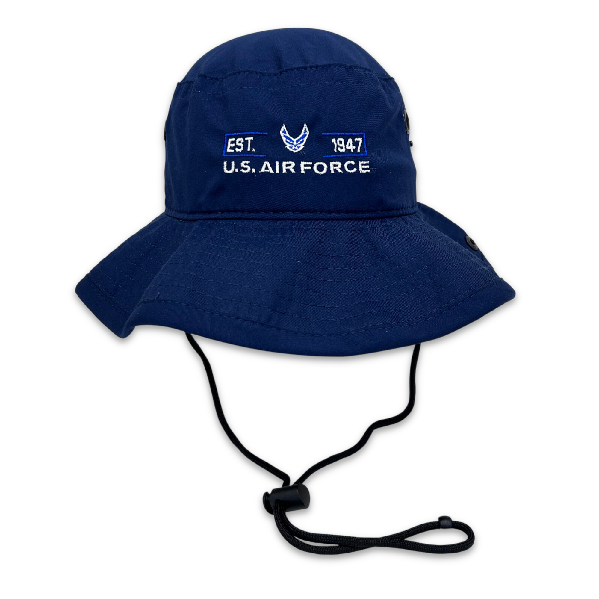 USGI Navy Blue Hot Weather Boonie Hat – Ripstop Jungle Style, All Sizes, R&B Inc.
