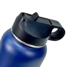 Load image into Gallery viewer, Air Force Wings Stainless Steel Laser Etched 32oz Water Bottle (Navy)