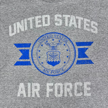 Load image into Gallery viewer, Air Force Vintage Basic Seal Long Sleeve T-Shirt (Grey)