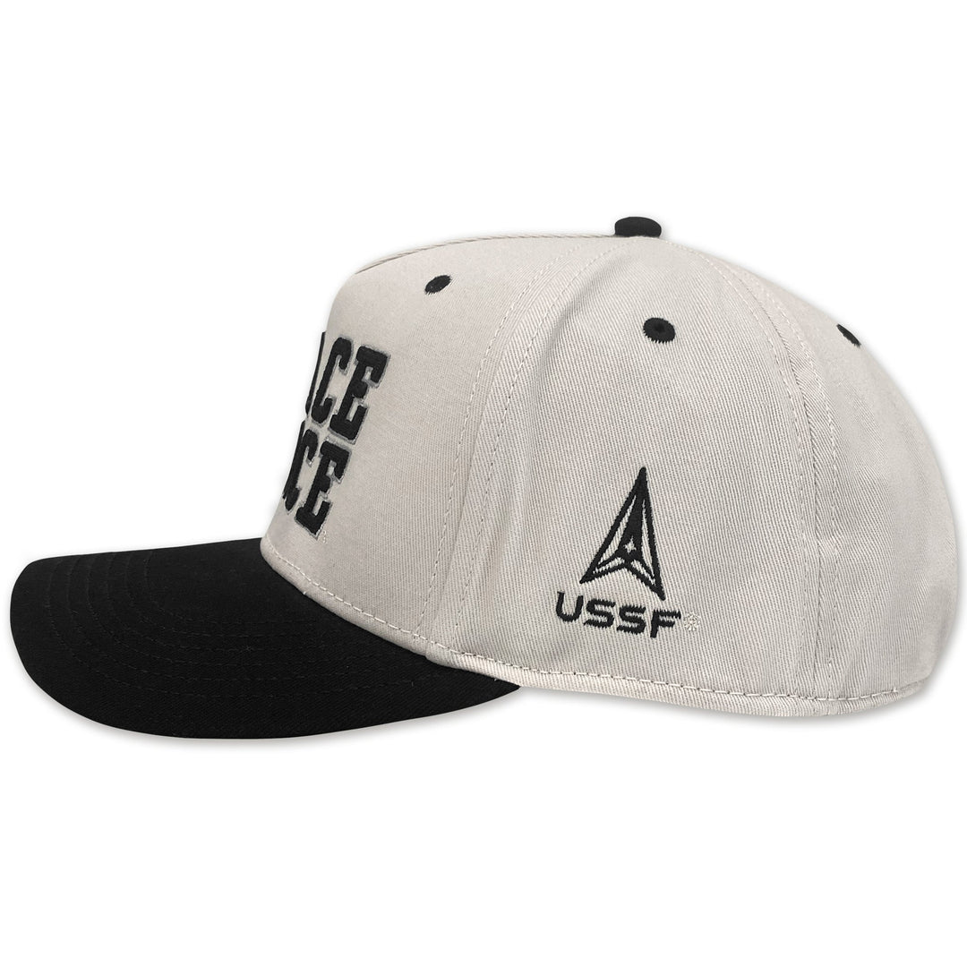 Space Force Heritage Twill Adjustable Hat (Stone/Navy)