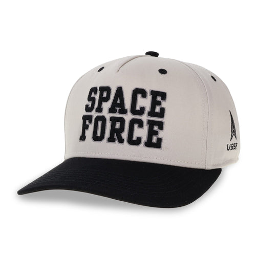 Space Force Heritage Twill Adjustable Hat (Stone/Navy)