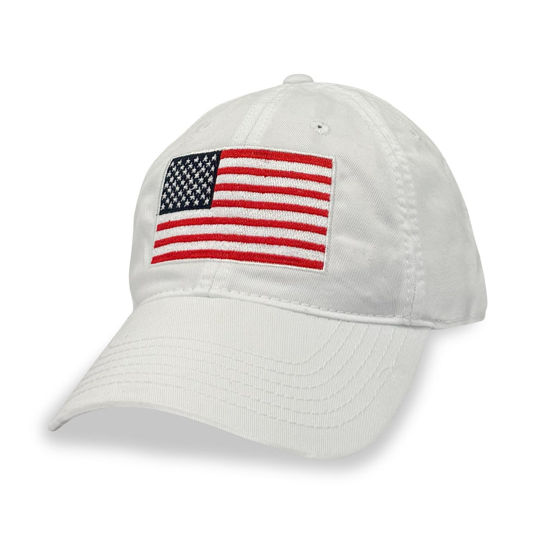 American Flag Hat (White)