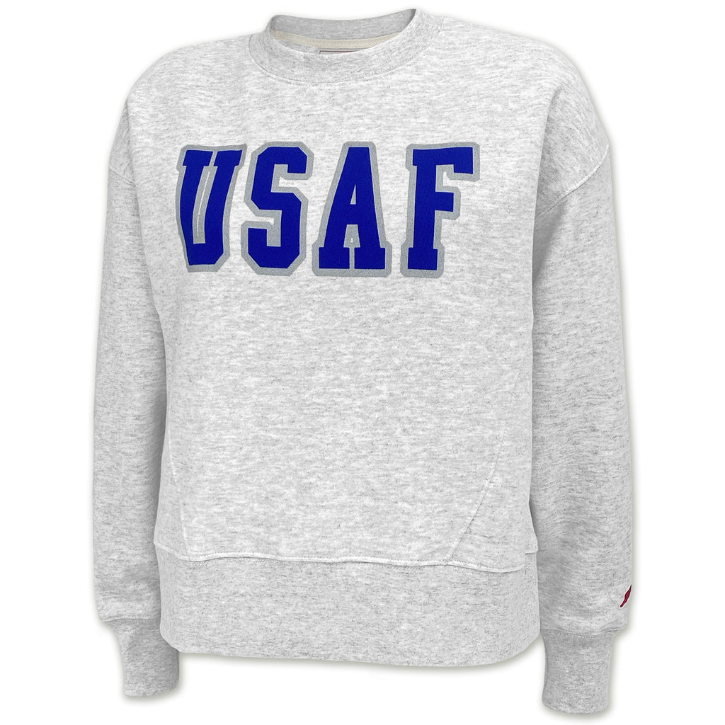 USAF Ladies Boxy Crew (Ash)