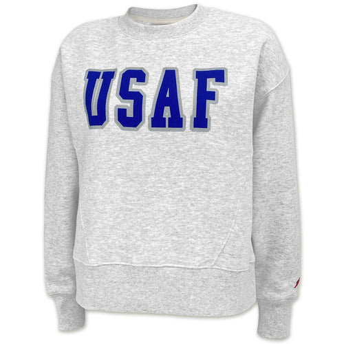 USAF Ladies Boxy Crew (Ash)