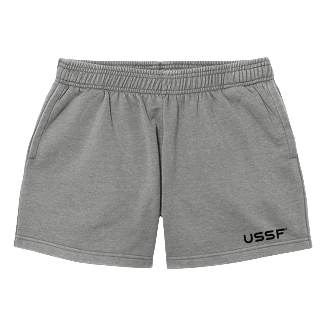 Space Force Womens Weathered Fleece Short (Heather Smoked Pearl)*