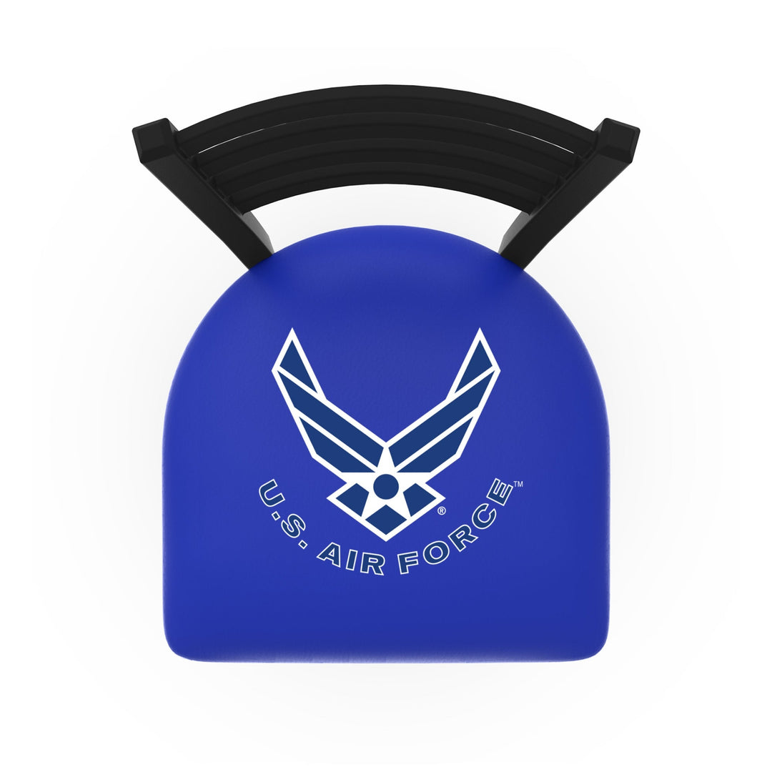 Air Force Wings Swivel Stool with Ladder Back*