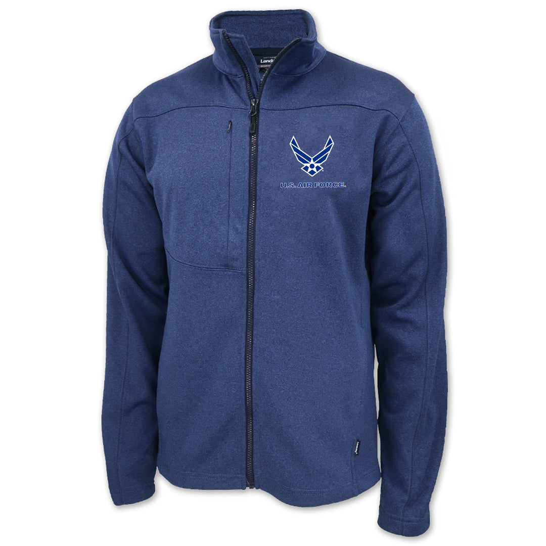 Air Force Wings Mens Flash Performance Knit Jacket (Blue)