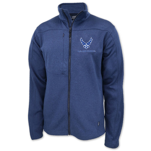Air Force Wings Men's Flash Performance Knit Jacket (Blue)