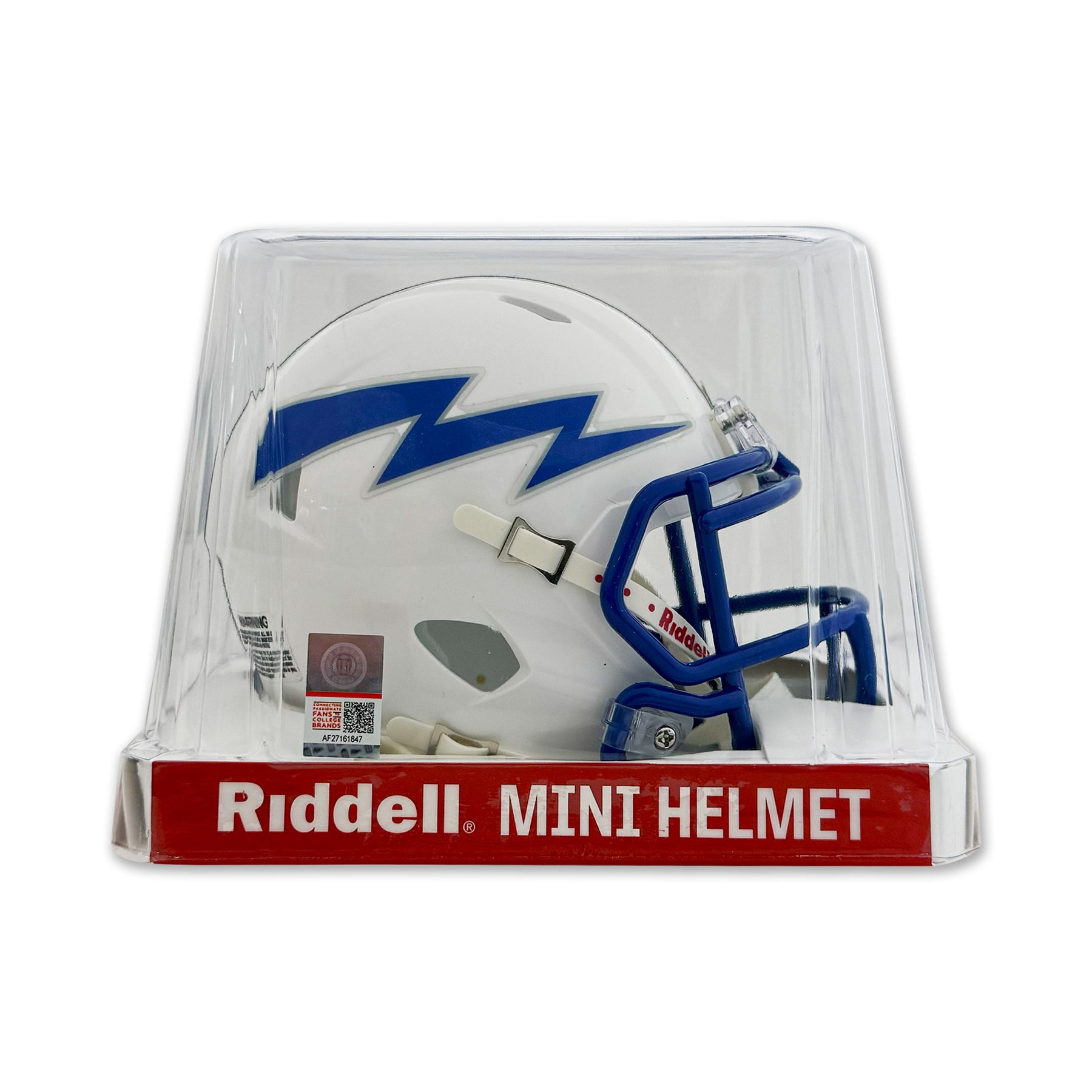 af football helmet Air Force Falcons Mini Speed Football Helmet (White) – Air Force Gear