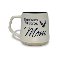 Load image into Gallery viewer, Air Force Mom 20oz Speckled Ceramic Mug
