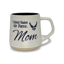 Load image into Gallery viewer, Air Force Mom 20oz Speckled Ceramic Mug