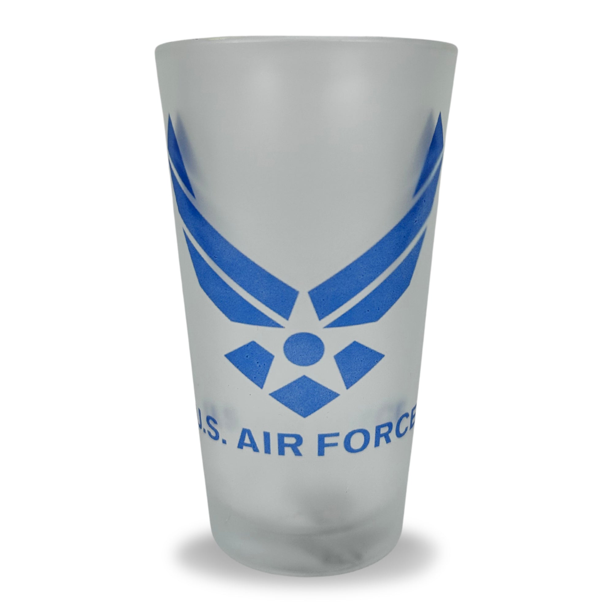 Air Force Wings Logo Frosted Mixing Glass Tumbler