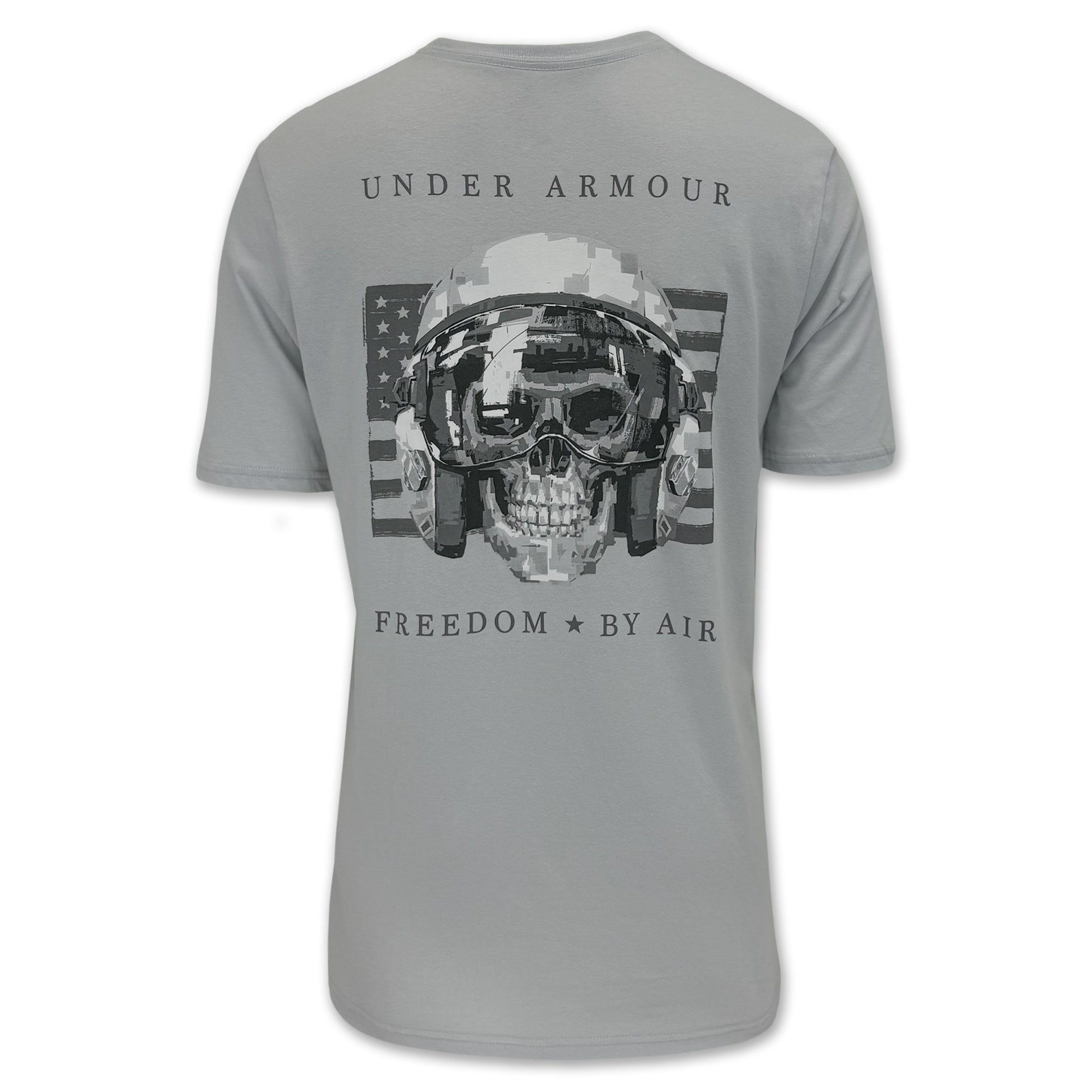 Air Force Under Armour Freedom By Air Skull T-Shirt (Grey)