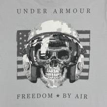 Load image into Gallery viewer, Air Force Under Armour Freedom By Air Skull T-Shirt (Grey)