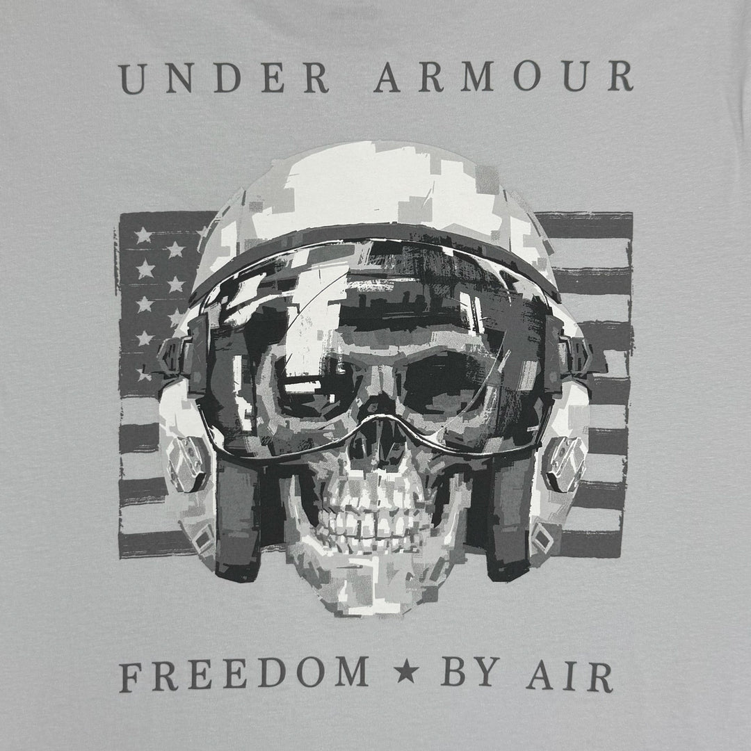 Air Force Under Armour Freedom By Air Skull T-Shirt (Grey)