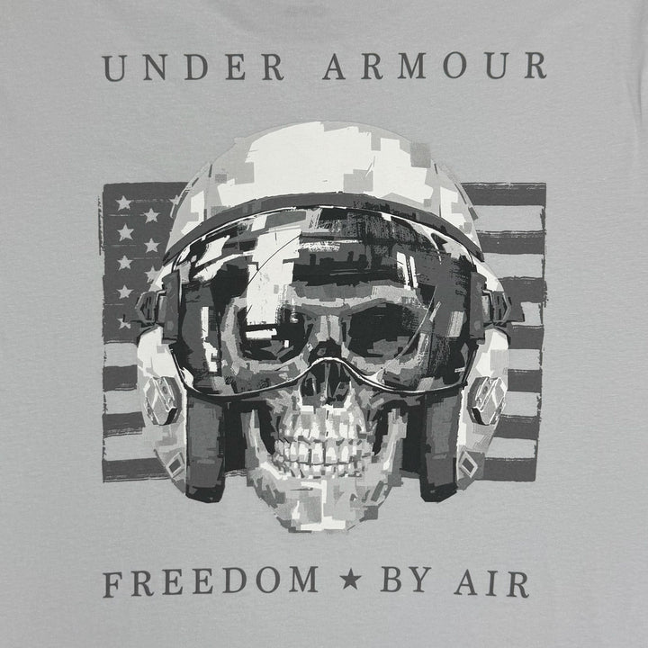 Air Force Under Armour Freedom By Air Skull T-Shirt (Grey)