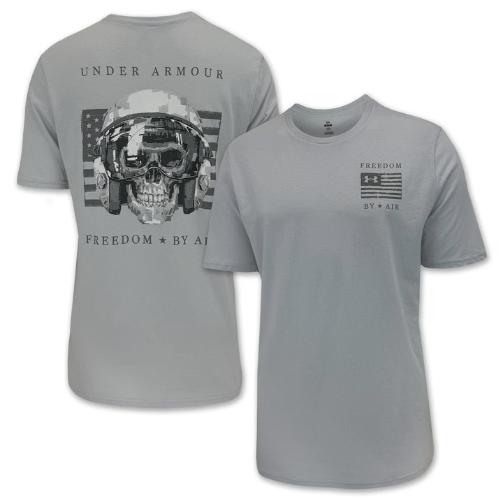Air Force Under Armour Freedom By Air Skull T-Shirt (Grey)