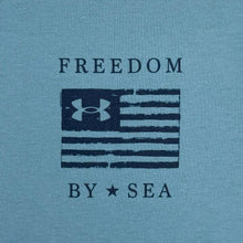 Load image into Gallery viewer, Navy Under Armour Freedom By Sea Skull T-Shirt (Blue)