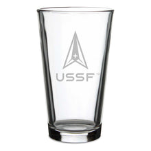 Load image into Gallery viewer, US Space Force 16oz Pub Glass*
