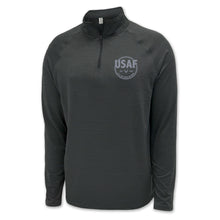 Load image into Gallery viewer, Air Force Retired Left Chest Performance 1/4 Zip
