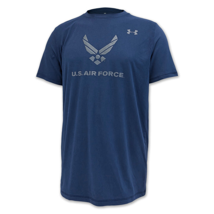 Air Force Under Armour Fly Fight Win Tech T-Shirt (Navy)
