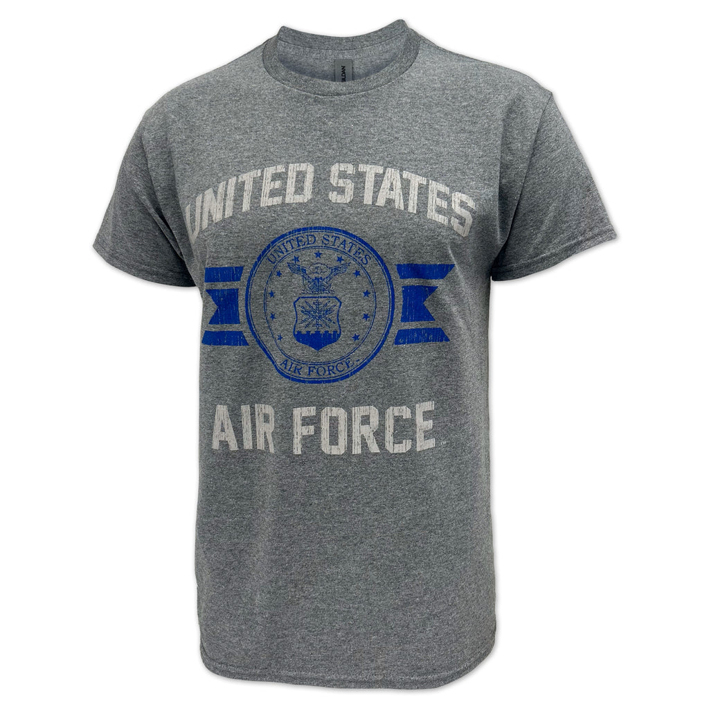 Air Force Vintage Basic Seal T-Shirt (Grey)