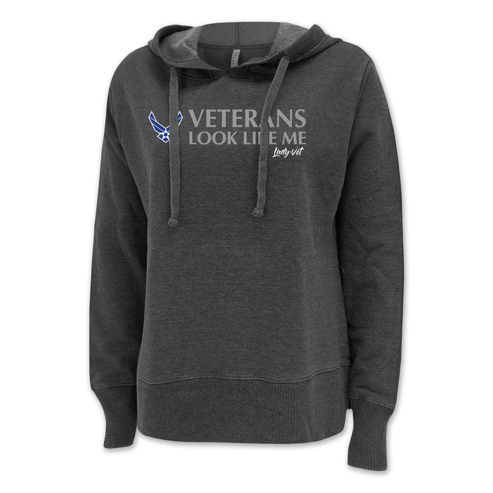 Air Force Vet Looks Like Me Ladies Hood