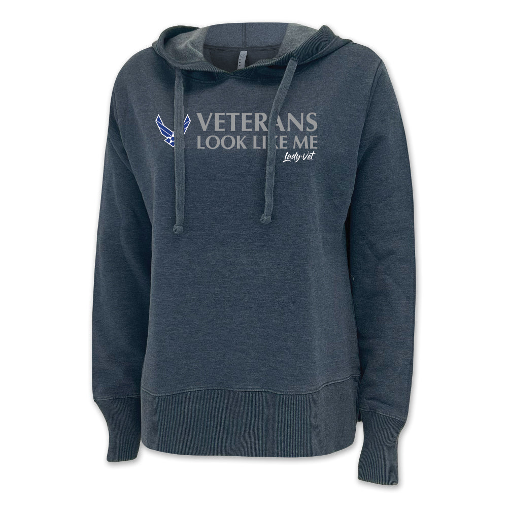 Air Force Vet Looks Like Me Ladies Hood