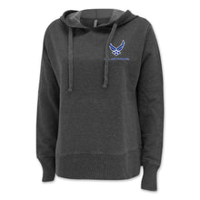 Load image into Gallery viewer, Air Force Wings Left Chest Ladies Hood