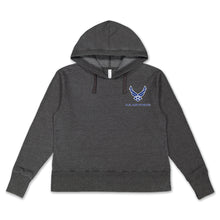 Load image into Gallery viewer, Air Force Wings Left Chest Ladies Hood
