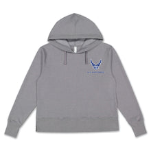 Load image into Gallery viewer, Air Force Wings Left Chest Ladies Hood