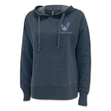 Load image into Gallery viewer, Air Force Wings Left Chest Ladies Hood