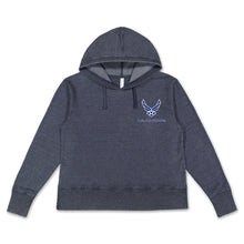 Load image into Gallery viewer, Air Force Wings Left Chest Ladies Hood