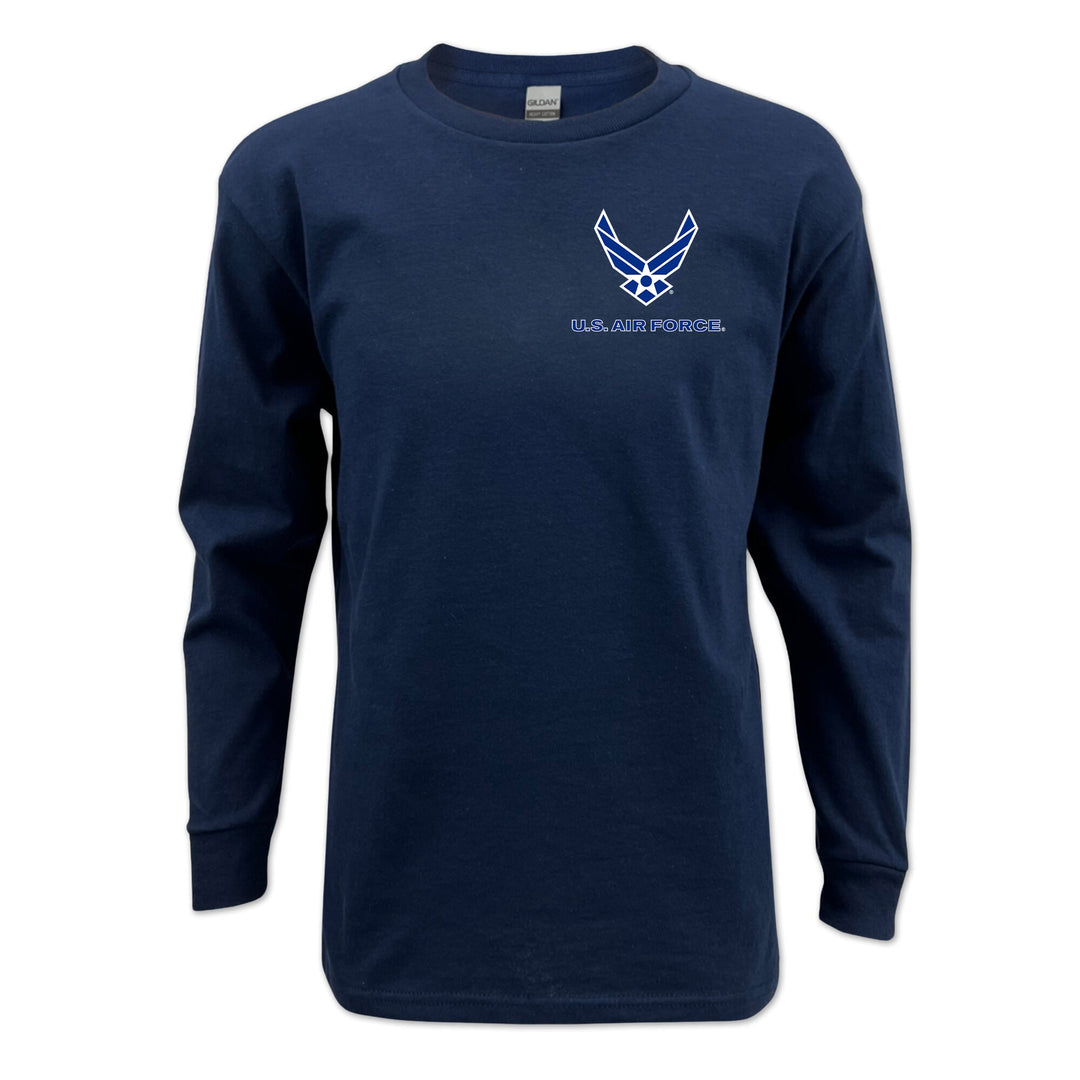 Pick Your Design Air Force Youth Long Sleeve T-Shirt