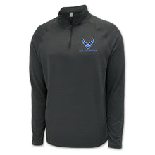 Load image into Gallery viewer, Air Force Wings Performance 1/4 Zip (Charcoal)