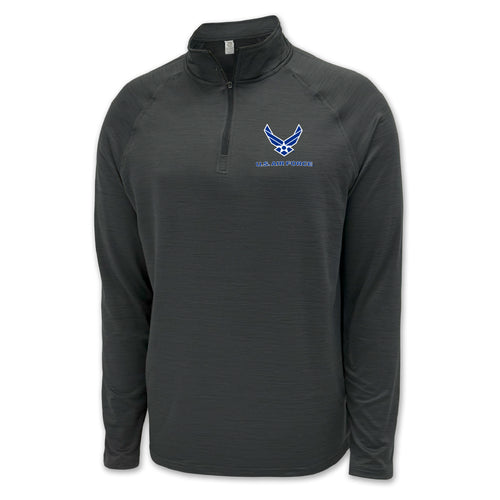 Air Force Wings Performance 1/4 Zip (Charcoal)