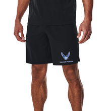 Load image into Gallery viewer, Air Force Wings Under Armour Academy Shorts (Black)