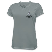 Load image into Gallery viewer, Space Force Ladies Delta Left Chest Performance T-Shirt