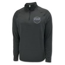 Load image into Gallery viewer, Air Force Veteran Left Chest Performance 1/4 Zip